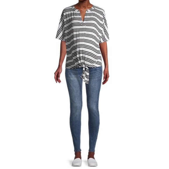 Maternity Skinny Jeans with Full Panel - Picture 2 of 6